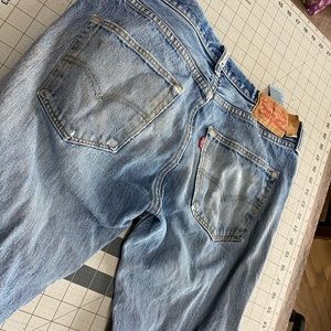 Distressed 501 Levis